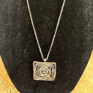Silver Long Necklace